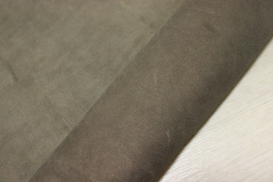 ds25円！新入荷！イタリアンレザー　ベロア　ブロンズ系　118ds