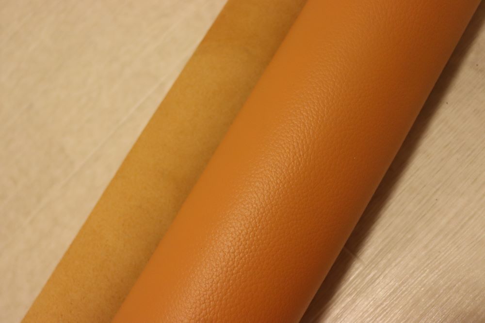 ds28円！新入荷！姫路レザー　顔料仕上げ　シボ型押し　オレンジ　230ds