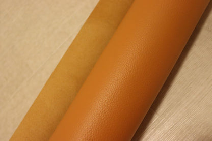 ds28円！新入荷！姫路レザー　顔料仕上げ　シボ型押し　オレンジ　230ds