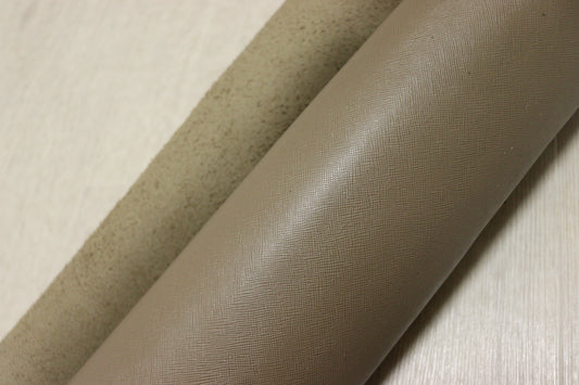 ds28円！新入荷！顔料仕上げ　カフェオレ系　絹目型押し　247ds