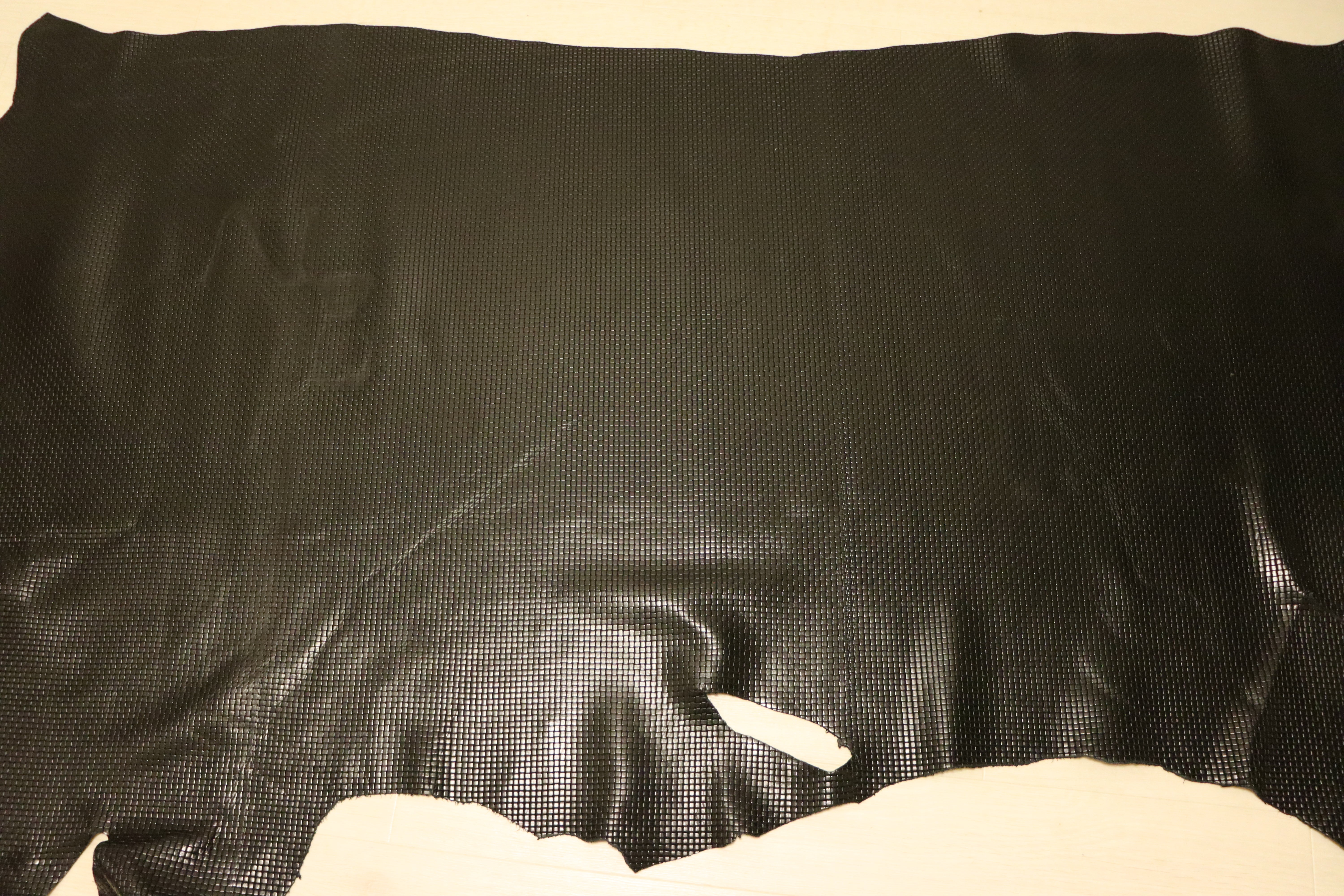 ds28円！顔料仕上げ メッシュ型押し ブラック 248DS – 【レザー