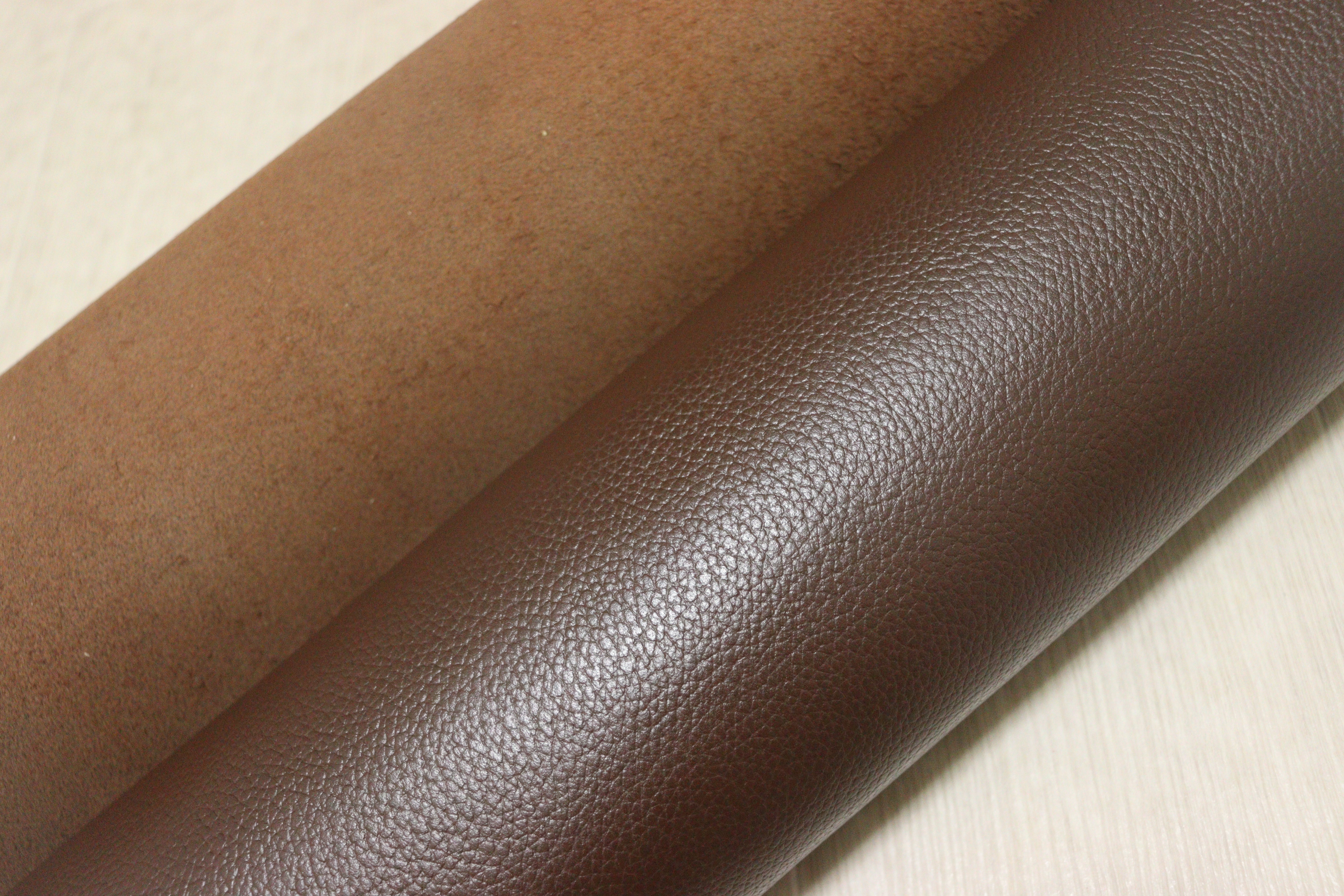 ds28円！新入荷！顔料仕上げ シボ型押し チョコブラウン 250ds