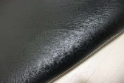 ds25円！新入荷！やや訳あり　顔料仕上げ　角シボ型押し　ブラック　200ds