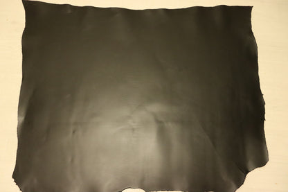 ds75円！イタリアンレザー　上質　オイルヌメ　ブラック　125ds
