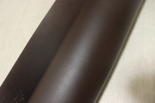 ds45円！イタリアンレザー　セミアニリン　ヌメ革　ダークブラウン　150ds
