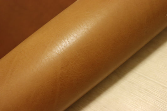 ds75円！イタリアンレザー　上質　極厚　オイルヌメ　TAN　ショルダー　106ds