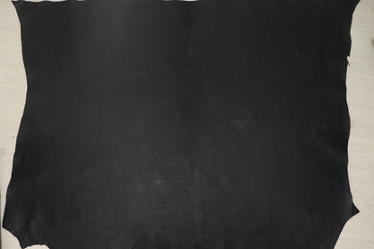 ds68円！イタリアンレザー　オイルヌメ　ショルダー　スムース加工　ブラック　147ds