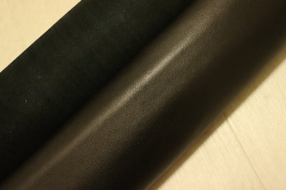 ds25円！新入荷！やや訳あり　ブラック　スムース加工　大きめハギレ　180ds