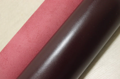 ds28円！新入荷！顔料仕上げ 　ワインレッド　大きめハギレ　140ds