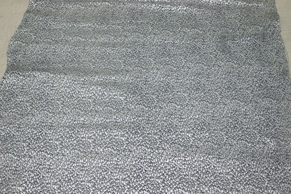 ds30円！新入荷！ヒョウ柄プリント　豚革　シルバー　120ds