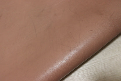 ds25円！訳あり　新入荷！くすみピンク　スムース加工　コンビヌメ　140ds