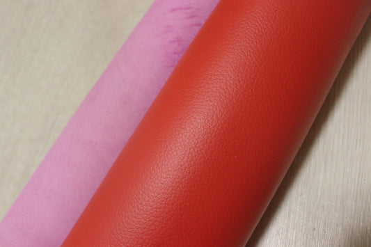 ds28円！新入荷！顔料仕上げ　コーラルピンク　シボ型押し　208ds