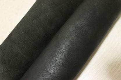 ds40円！新入荷！オイルヌメ　ブラック　染料仕上げ　190ds