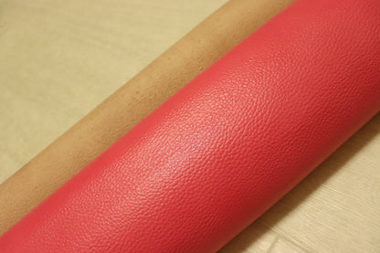 ds25円！姫路レザー　顔料仕上げ　ローズピンク　シボ型押し　215ds