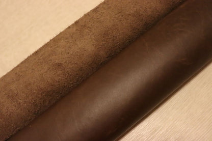 ds30円！新入荷！イタリアンレザー　ブラウン　スムース加工　273ds