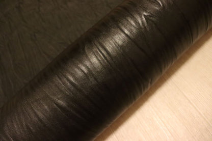 ds75円！イタリアンレザー　絞り加工　ブラック　ショルダー　ヌメ革　130ds