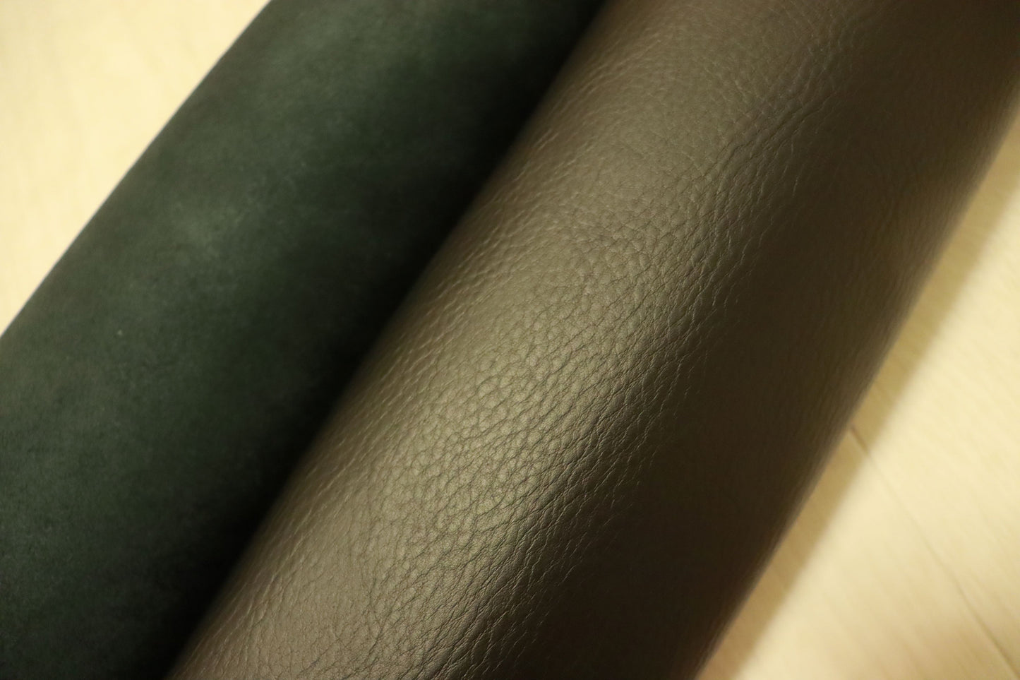ds25円！新入荷！姫路レザー　やや訳あり・・　シュリンク加工　ブラック　220ds