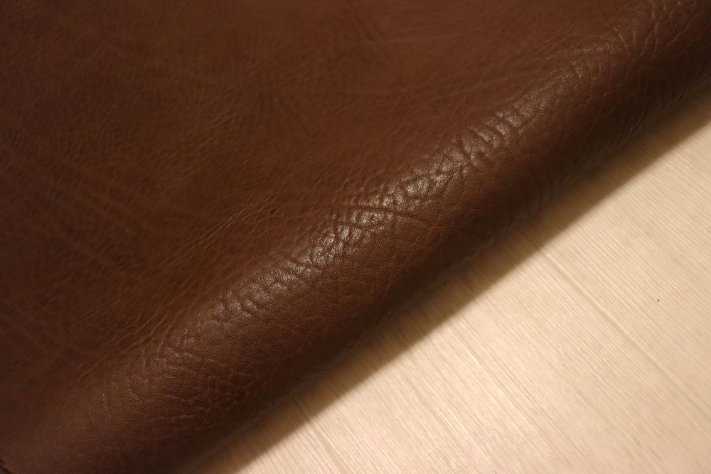 ds75円！イタリアンレザー　ITALEL 　Wショルダー　イレギュラーシュリンク　ヌメ革　157ds
