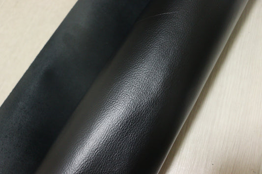 ds25円！新入荷！顔料仕上げ　中艶ブラック　シボ型押し　220ds