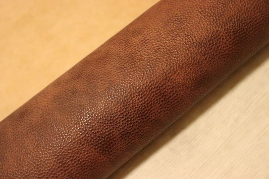 ds75円！イタリアンレザー　ショルダー　ムラ染加工　オイルヌメ　136ds