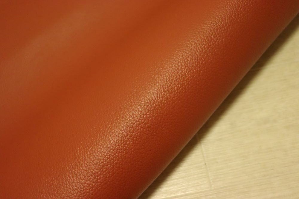 ds28円！新入荷！姫路レザー　顔料仕上げ　赤レンガ　シボ型押し　230ds