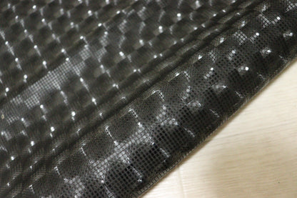ds25円！新入荷！豚革　プリント　ブラック　118ds
