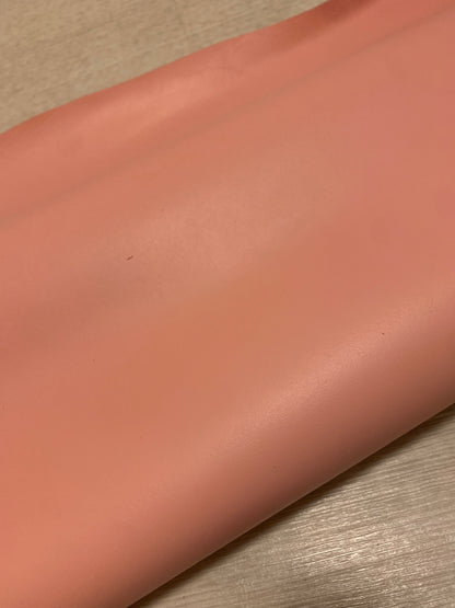 ds25円！新入荷！訳あり　姫路レザー　顔料仕上げ　シュリンプピンク　220ds