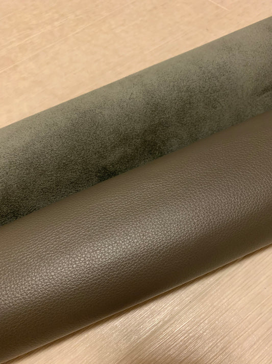 ds28円！新入荷！イタリアンレザー　シュリンク加工　アッシュグレー　235ds