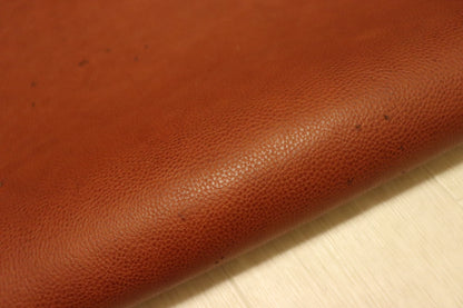 ds75円！イタリアンレザー ショルダー 　モチモチ　シュリンク加工　レッドブラウン　159ds