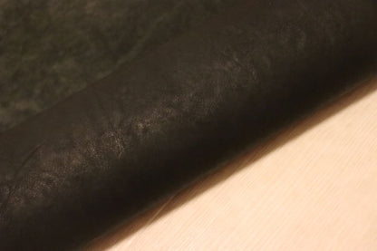 ds75円！イタリアンレザー　ショルダー　オイルヌメ　ダコタ　ブラック　123ds