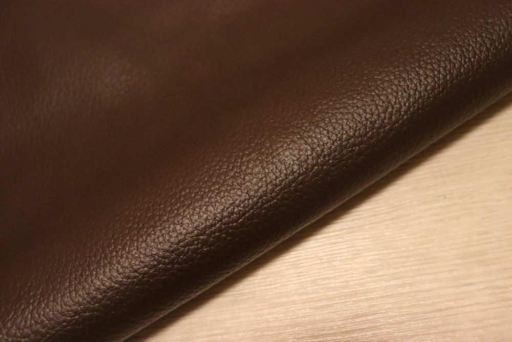 ds28円！新入荷！姫路レザー　顔料仕上げ　チョコブラウン　シボ型押し　240ds