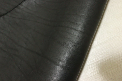 ds70円！イタリアンレザー　ショルダー　オイルヌメ　ブラック　140ds