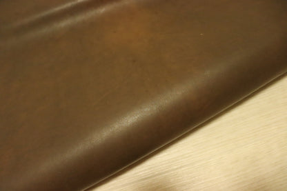 ds35円！新入荷！シープ　こげ茶　ヌメ革　スムース加工　70ds