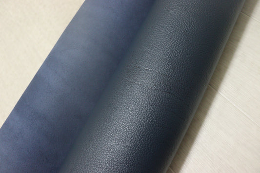 ds28円！新入荷!顔料仕上げ 　ネイビー　バッファロー型押し　200ds