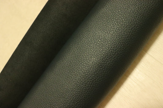 DS25円！新入荷！姫路レザー　顔料仕上げ　ダークグリーン　シボ型押し　250DS