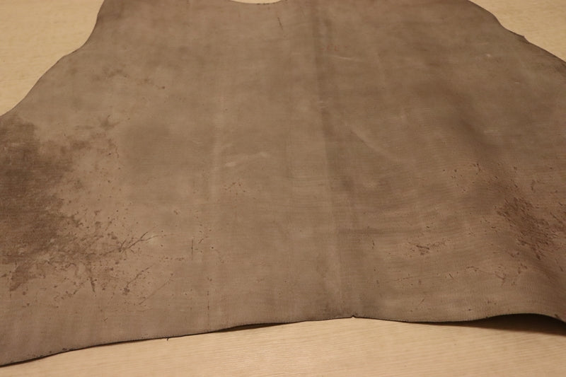 ds20円！[ブラック]新入荷 イタリアンレザー 床革 クロム革 リザード型押し 顔料仕上げ 77ds