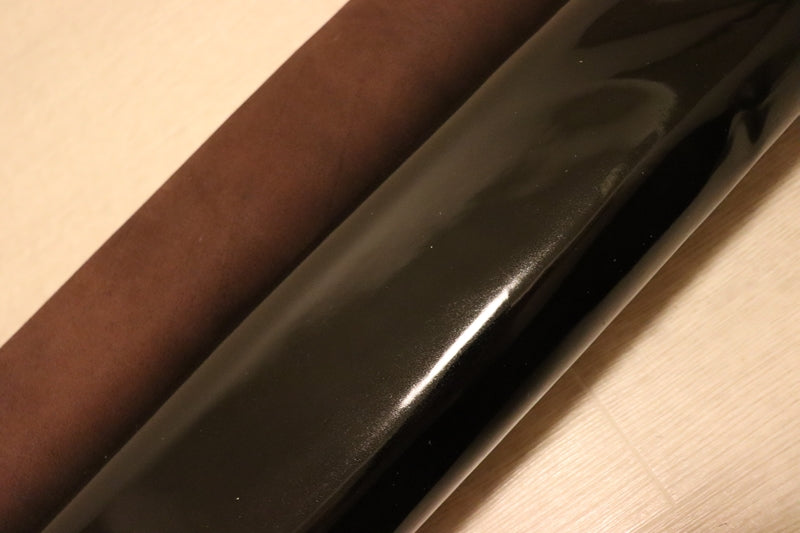 ds20円！[ダークブラウン]新入荷 イタリアンレザー 牛革 クロム革 エナメル 98ds