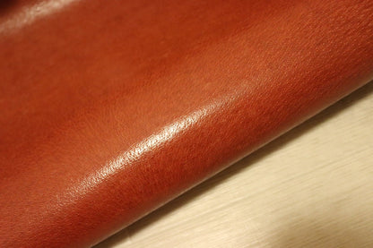 ds25円！[レッドブラウン]新入荷 国産 豚革 クロム革 スムース加工 100ds