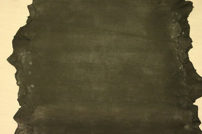 ds25円！[ブラック]新入荷 国産 豚革 クロム革 エレファント型押し ワックス仕上げ 100ds