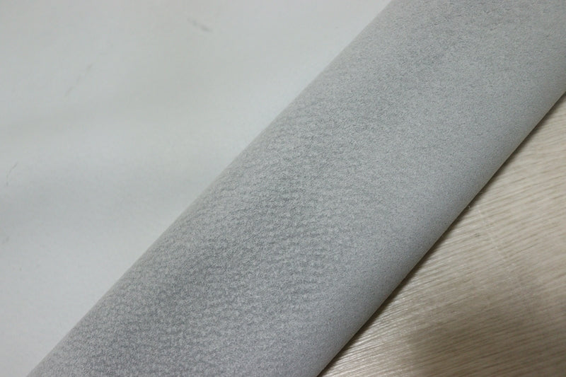 ds25円！[ライトグレー]新入荷 国産 豚革 クロム革 スウェード 100ds
