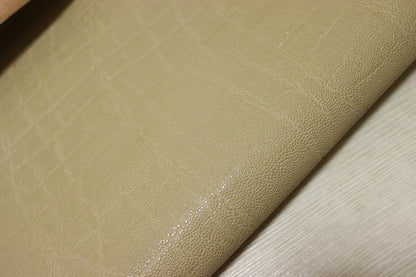 ds25円！[ベージュ]新入荷 国産 豚革 ヌメ革 エレファント型押し 顔料仕上げ 100ds
