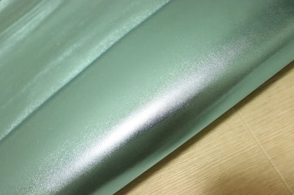 ds25円！[メタリックブルー]新入荷 イタリアンレザー ひつじ革 クロム革 箔貼り加工 107ds