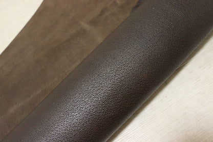 ds25円！[ビターブラウン]新入荷 国産 豚革 クロム革 ピックスキン型押し 110ds