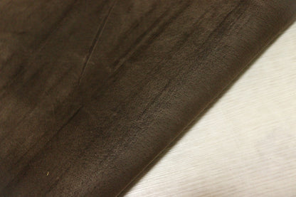 ds25円！[こげ茶]新入荷 国産 豚革 クロム革 スウェード 111ds