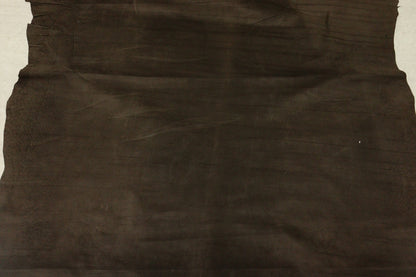 ds25円！[こげ茶]新入荷 国産 豚革 クロム革 スウェード 114ds