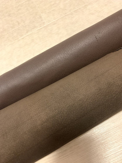 ds25円！[こげ茶]新入荷 国産 豚革 クロム革 スウェード 120ds