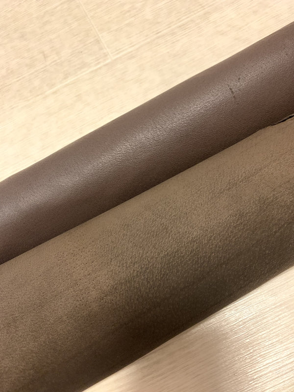ds25円！[こげ茶]新入荷 国産 豚革 クロム革 スウェード 120ds