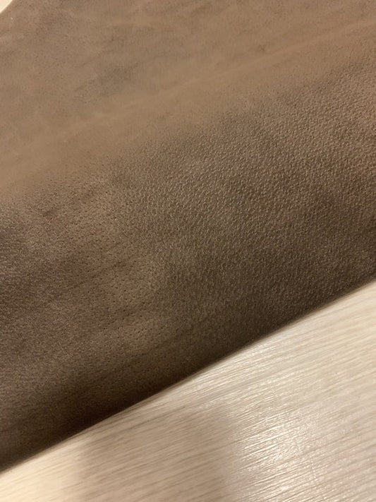 ds25円！[こげ茶]新入荷 国産 豚革 クロム革 スウェード 120ds