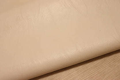 ds25円！[オフホワイト]新入荷 国産 牛革 クロム革 絞り加工 やや訳あり 120ds
