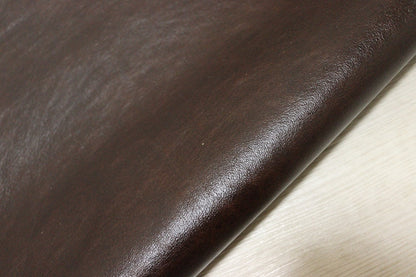 ds25円！[ダークブラウン]新入荷 国産 豚革 クロム革 カゼイン仕上げ 120ds